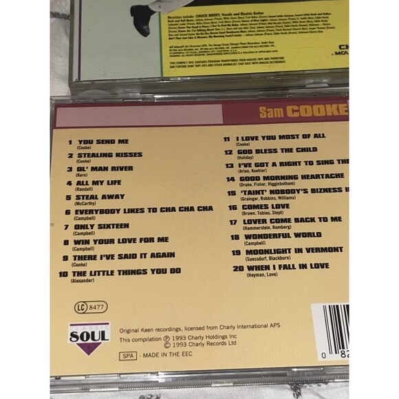 60’s Rhythm & Blues CDs. Lot Of 9. Sam Cooke Little Richard Chuck Berry & More - Picture 10 of 15